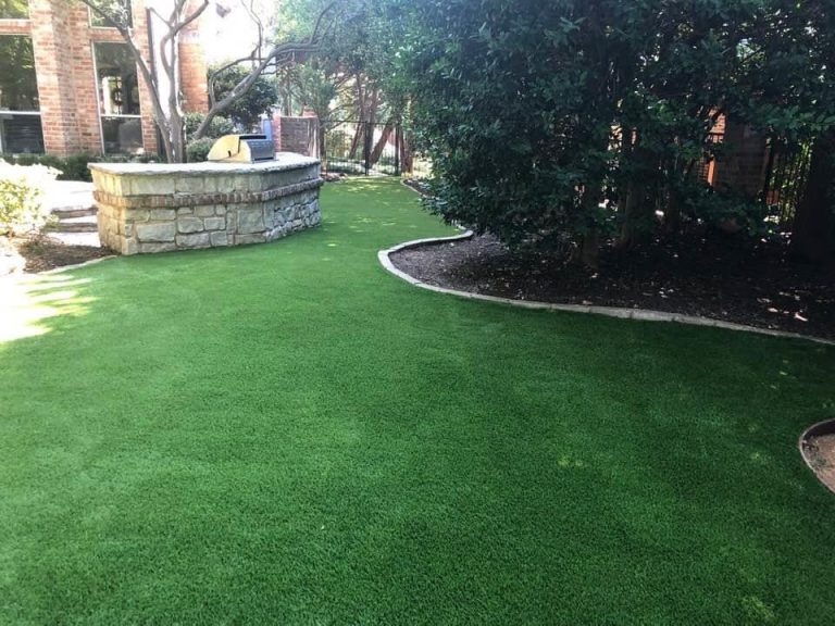 Artificial Turf Backyard Installation | The Perfect Lawn